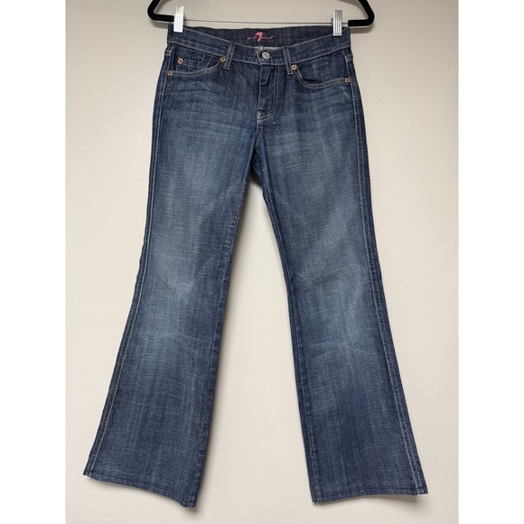 7 For All Man Kind Women's Blue Jeans Size 14 - Picture 1 of 8